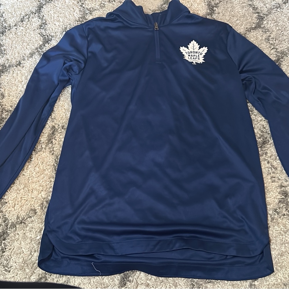 Fanatics Blue Long Sleeve Polo